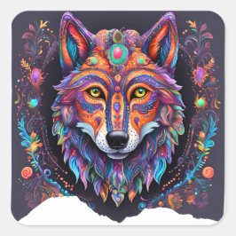 ハロウィーンウルフアレブリエ スクエアシール