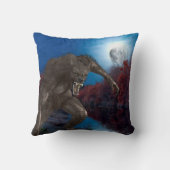 ハロウィーンウルフ人狼フルムーン クッション (裏面)