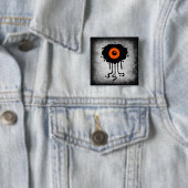 ハロウィーンエイリアンのCyclopsボタン 缶バッジ (インサイチュ)