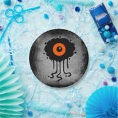 ハロウィーンエイリアンサイクロプス ペーパープレート (パーティー)