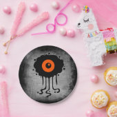 ハロウィーンエイリアンサイクロプス ペーパープレート (パーティー)