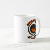 ハロウィーンエビルパンプキン顔不気味ナイト コーヒーマグカップ (正面右)