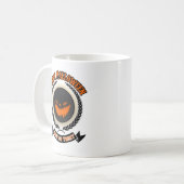 ハロウィーンエビルパンプキン顔不気味ナイト コーヒーマグカップ (正面左)