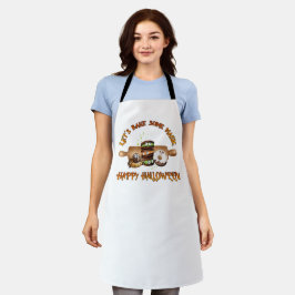 ハロウィーンエプロン焼こう魔法 エプロン