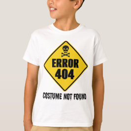 ハロウィーンエラー404コスチュームが見つからない Tシャツ