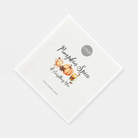 ハロウィーンオフィスパーティービジネスカボキンスパイスニース スタンダードランチョンナプキン (角)