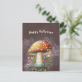 ハロウィーンオレンジキノコ シーズンポストカード (スタンド正面)