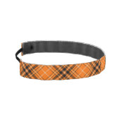 ハロウィーンオレンジタータンチェック アスレチックヘッドバンド (左)