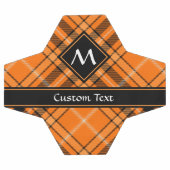 ハロウィーンオレンジタータンチェック サッカーボール (フラット)