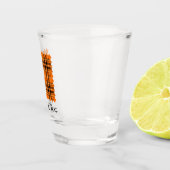 ハロウィーンオレンジタータンチェック ショットグラス (右)