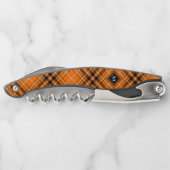 ハロウィーンオレンジタータンチェック ソムリエナイフ (裏面)