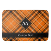 ハロウィーンオレンジタータンチェック バスマット (正面)