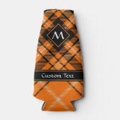 ハロウィーンオレンジタータンチェック ボトルクーラー (正面)