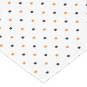 ハロウィーンオレンジブラック水玉模様シックパーティーデコール テーブルクロス (アングル)