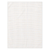 ハロウィーンオレンジブラック水玉模様シックパーティーデコール テーブルクロス (正面)