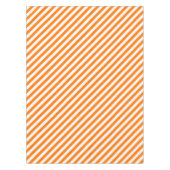 ハロウィーンオレンジホワイトストライプパーティーズホーム テーブルクロス (正面)