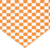 ハロウィーンオレンジホワ市松模様にイトホームパーティーデコール テーブルクロス (アングル)