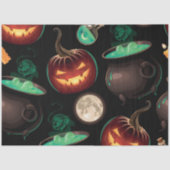 ハロウィーンオレンジポーション |パンプキンティッシュペーパー 薄葉紙 (正面)