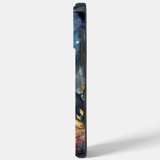 ハロウィーンオーストラリアのケルピーとカボチャ怖い Case-Mate iPhoneケース (裏面 / 左)