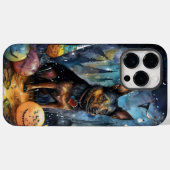 ハロウィーンオーストラリアのケルピーとカボチャ怖い Case-Mate iPhoneケース (裏面 (横))