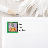 ハロウィーンオーストラリアの牛犬 ラベル (インサイチュ)