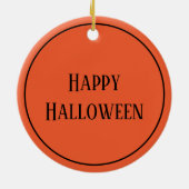 ハロウィーンオーナメント セラミックオーナメント (裏面)