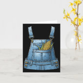 ハロウィーンオーバーオールズコーンファームコスチューム農家メンズwo カード (黄色い花)