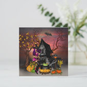 ハロウィーンオープンハウスの衣装パーティー 招待状 (スタンド正面)