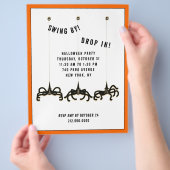 ハロウィーンオープンハウスフライヤー チラシ (手)