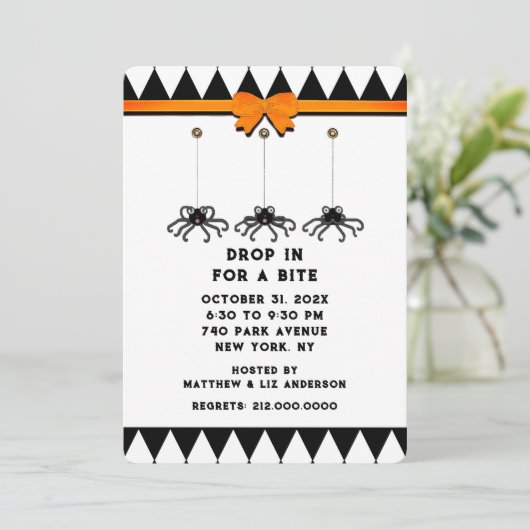 ハロウィーンオープンハウス招待状 招待状 (スタンド正面)