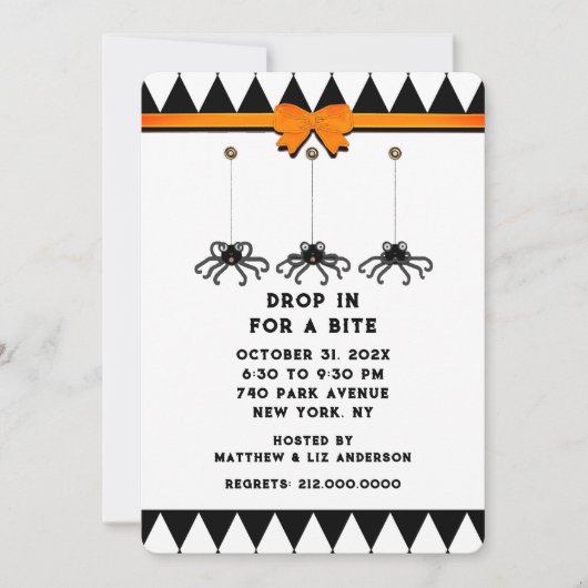 ハロウィーンオープンハウス招待状 招待状 (正面)