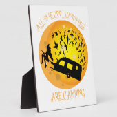 ハロウィーンオールカッコいいザウィッチズアキャンピング フォトプラーク (側面)