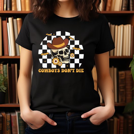 ハロウィーンカウボーイスカルカウボーイズ死なない Tシャツ