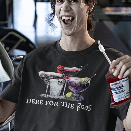 ハロウィーンカクテルはこちらボース Tシャツ