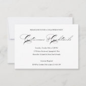 ハロウィーンカクテルコスチュームパーティの招待状 招待状 (正面)