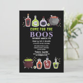 ハロウィーンカクテルスカルブーゼボス 招待状 (スタンド正面)