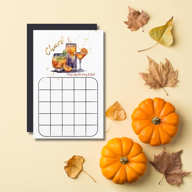 ハロウィーンカクテルドリンクベビーシャワーゲーム (クリエイターアップロード済み)