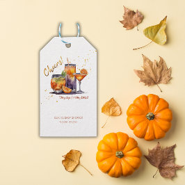 ハロウィーンカクテルドリンクベビーシャワー ギフトタグ