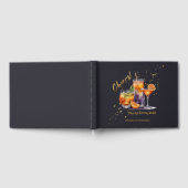 ハロウィーンカクテルドリンクベビーシャワー ゲストブック (全面)