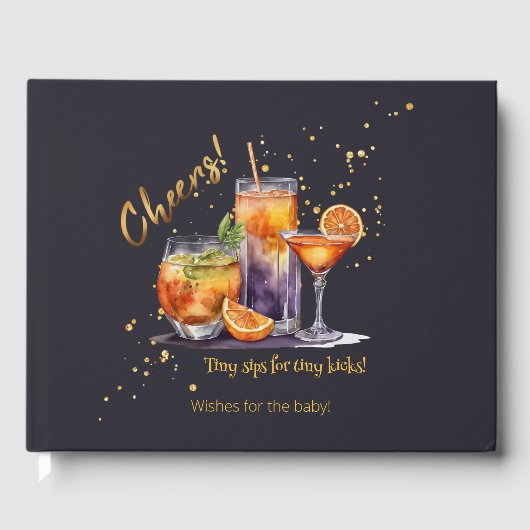 ハロウィーンカクテルドリンクベビーシャワー ゲストブック (正面)