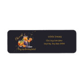 ハロウィーンカクテルドリンクベビーシャワー ラベル (正面)