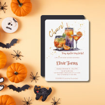 ハロウィーンカクテルドリンクベビーシャワー