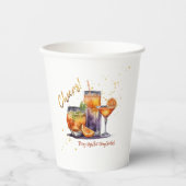 ハロウィーンカクテルドリンクベビーシャワー 紙コップ (正面)