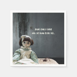 ハロウィーンカクテルナプキンス、不気味なマフ恋しく思ェット スタンダードカクテルナプキン