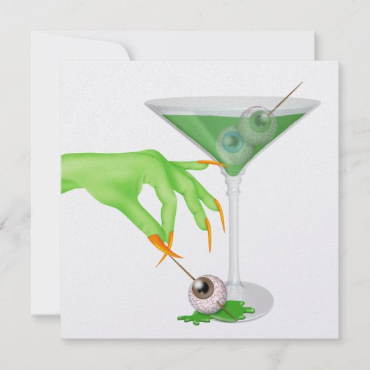 ハロウィーンカクテルパーティの招待状バイSRF 招待状 (正面)