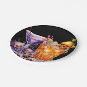 ハロウィーンカクテルパーティー ペーパープレート (アングル)