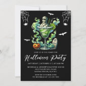 ハロウィーンカクテルパーティー 招待状 (正面)