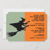 ハロウィーンカクテルパーティー 招待状 (正面)