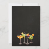 ハロウィーンカクテルパーティー 招待状 (裏面)