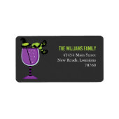 ハロウィーンカクテル ラベル (正面)